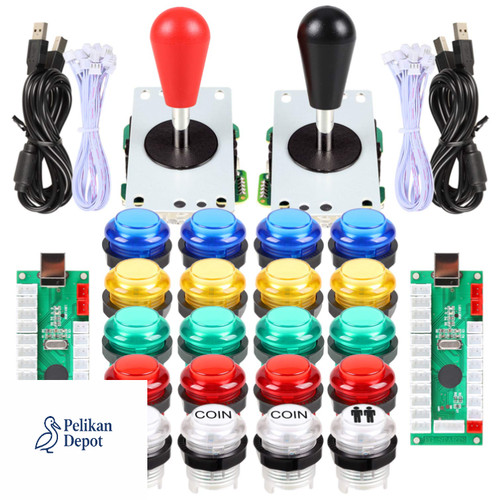Led arcade joystick set - led,